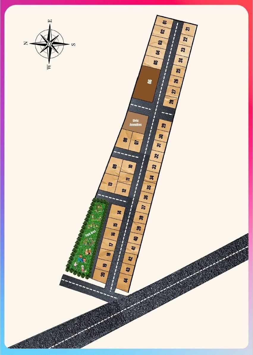 Approved layout plan for Aikyas Brahmi